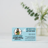 圧力電力洗浄とクリーニングのカスタマイズ 名刺 (スタンド正面)