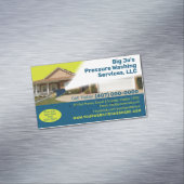 圧力/電源洗浄の名刺 マグネット名刺 (インサイチュ)