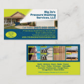 圧力/電源洗浄の名刺 名刺 (正面/裏面)