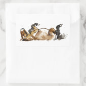 圧延の馬 長方形シール (バッグ)