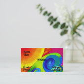 圧延波の名刺 名刺 (スタンド正面)