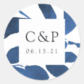 圧搾結婚植物図 ラウンドシール (正面)