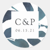 圧搾結婚植物図 ラウンドシール (正面)