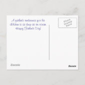 圧痛はがきの海(文字) ポストカード (裏面)