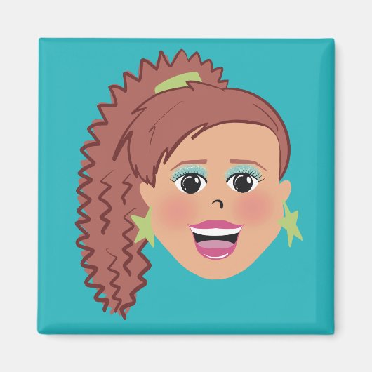 圧着サイドポニー マグネット (正面)