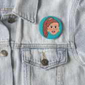 圧着サイドポニー 缶バッジ (インサイチュ)