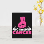 圧砕がんボクシングピンクリボン乳がん戦争 カード (黄色い花)