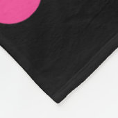 圧砕がんボクシングピンクリボン乳がん戦争 フリースブランケット (角)