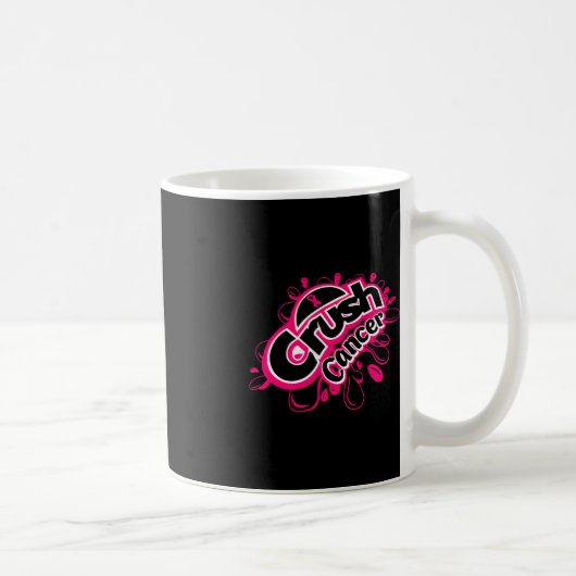 圧砕がん乳がん認識度 コーヒーマグカップ (右)