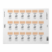 圧縮された甘いとうもろこしの缶詰ラベル ラベル (フルシート)