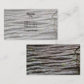 圧縮木材 名刺 (正面/裏面)