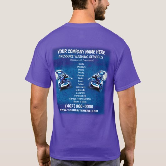 圧迫洗着シャツテンプレート Tシャツ (裏面)