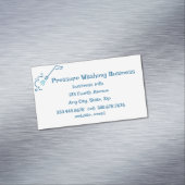 圧迫洗車サービスカスタム マグネット名刺 (インサイチュ)