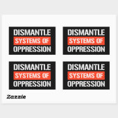 圧迫角型ステッキのシステムを取り除く 長方形シール (シート)