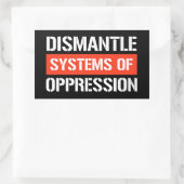 圧迫角型ステッキのシステムを取り除く 長方形シール (バッグ)