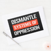 圧迫角型ステッキのシステムを取り除く 長方形シール (封筒)