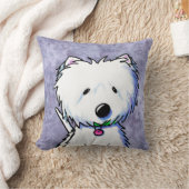 圧雪ゴージャスなキニアートウェスティーピロー クッション (ブランケット)