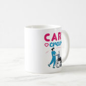 在宅介護気に施設の乗務員 コーヒーマグカップ (正面右)