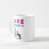 在宅介護気に施設の乗務員 コーヒーマグカップ (正面左)