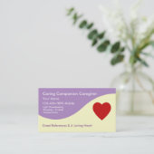 在宅介護者名刺 名刺 (スタンド正面)