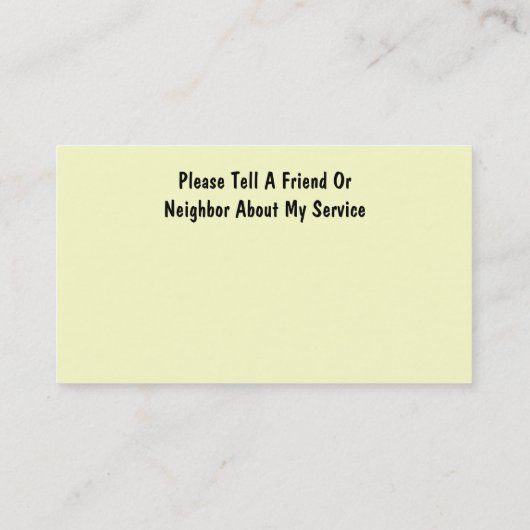 在宅介護者名刺 名刺 (裏面)