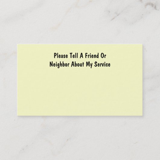 在宅介護者名刺 名刺 (裏面)