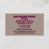 在宅介護者 名刺 (裏面)