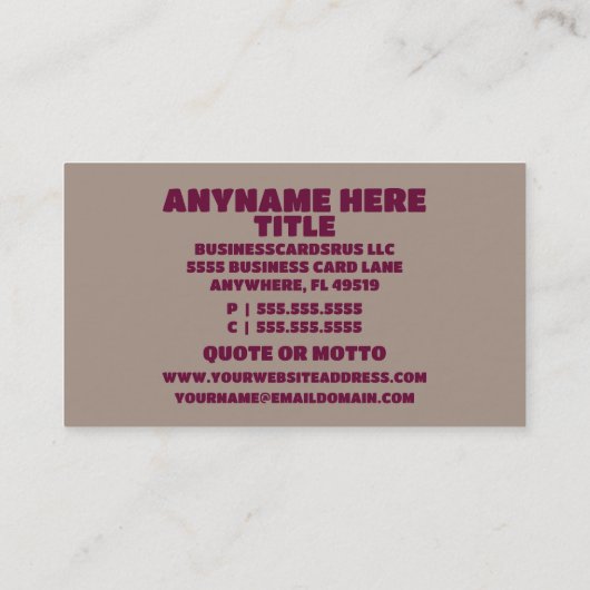 在宅介護者 名刺 (裏面)