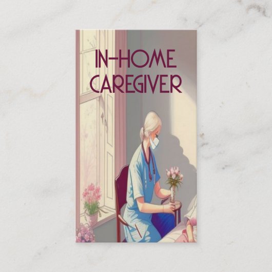 在宅介護者 名刺 (正面)