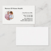 在宅保健看護モダン業票 名刺 (正面/裏面)