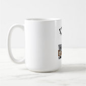 在宅勤務のネコ コーヒーマグカップ (左)