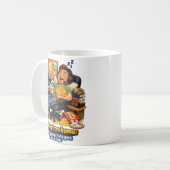 在宅勤務のユーモア コーヒーマグカップ (正面左)