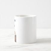 在宅勤務のユーモア コーヒーマグカップ (中央)