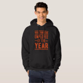 在宅勤務の年間最優秀従業員(皮肉)Tシャツ パーカ (正面フル)