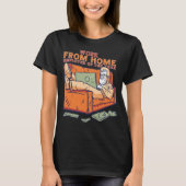 在宅勤務 Tシャツ (正面)