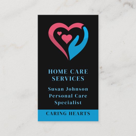 在宅医療介護者ナース 名刺 (正面)