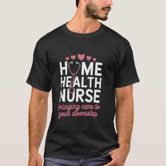 在宅医療看護師感謝の気持ち 看護 医療 健康 Tシャツ