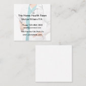 在宅医療 スクエア名刺 (正面/裏面)