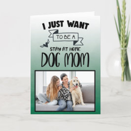 在宅犬ママ…パーソナライズされた母の日 サンキューカード