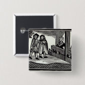 在庫の人そして女性 缶バッジ (正面&裏面)