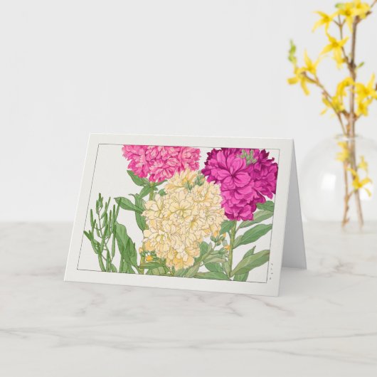 在庫は谷上港南店 カード (黄色い花)