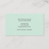 在庫バー 名刺 (裏面)