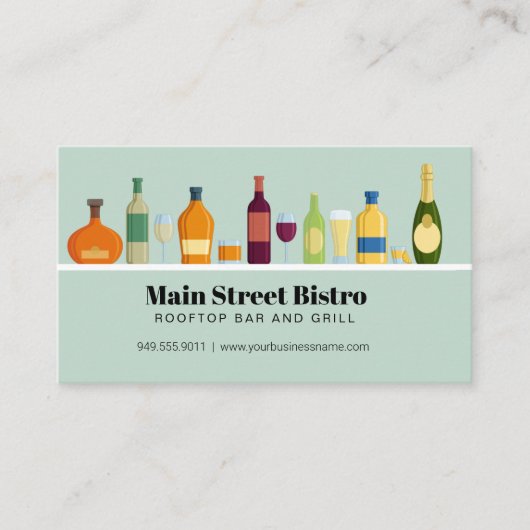 在庫バー 名刺 (正面)