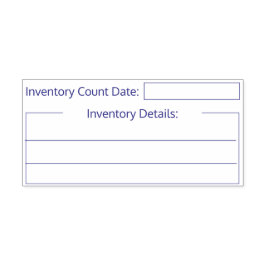 在庫棚卸スタンプ セルフインキングスタンプ