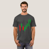 在庫業者ろうそく立て心拍日仲介業者 Tシャツ (正面フル)