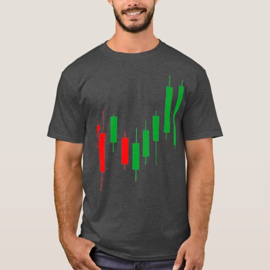 在庫業者ろうそく立て心拍日仲介業者 Tシャツ (正面)