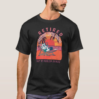 在庫退職した管理アナリストヴィンテージ退職金 Tシャツ
