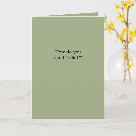 在職祝い教授プロモーション学 カード (黄色い花)