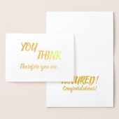 在職祝考えい 箔カード (ディスプレー)