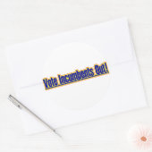 在職者の投票シール ラウンドシール (封筒)